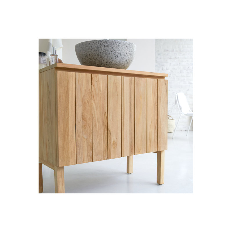 Tikamoon Jill 31'' Single Bathroom Vanity with Vanity Top Perigold